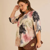 Bluza sa zipom i originalnim printom