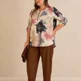 Bluza sa zipom i originalnim printom