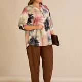 Bluza sa zipom i originalnim printom