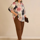 Bluza sa zipom i originalnim printom