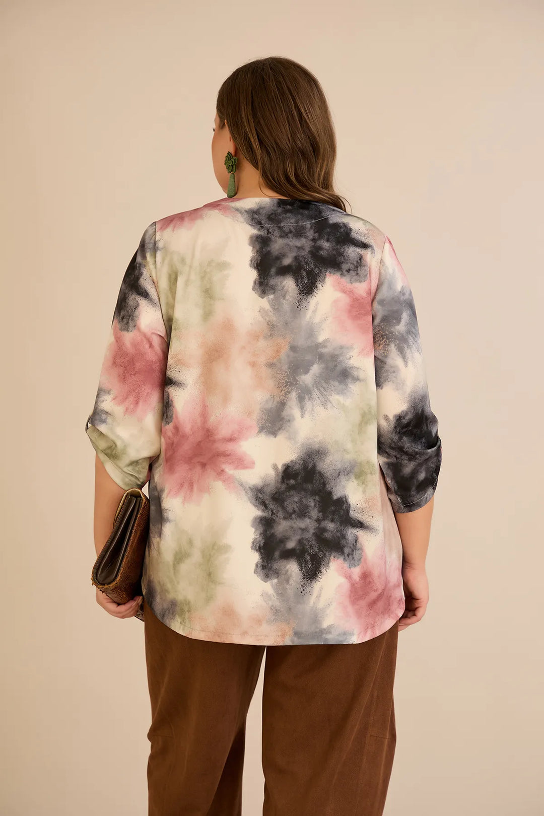 Bluza sa zipom i originalnim printom