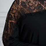 Elegantna majica od viskoze s čipkom