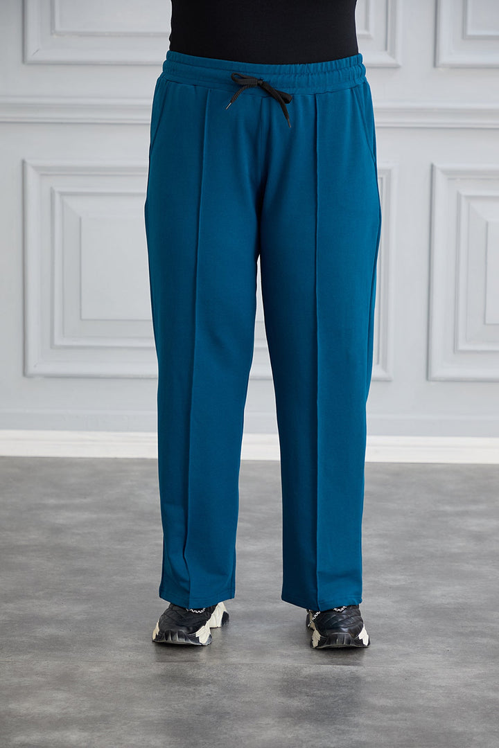 Široke sportske hlače – Daily – Petrol