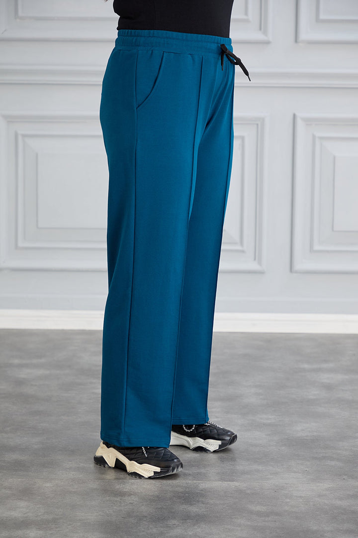 Široke sportske hlače – Daily – Petrol