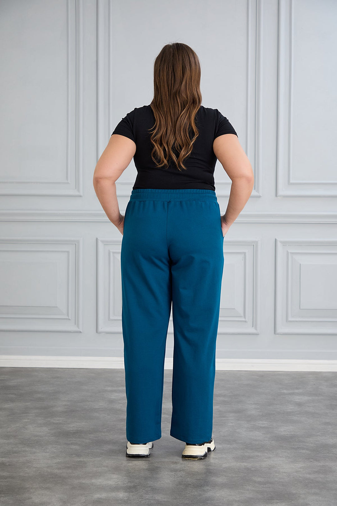 Široke sportske hlače – Daily – Petrol