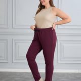 Sportske hlače Daily Classic - Bordo