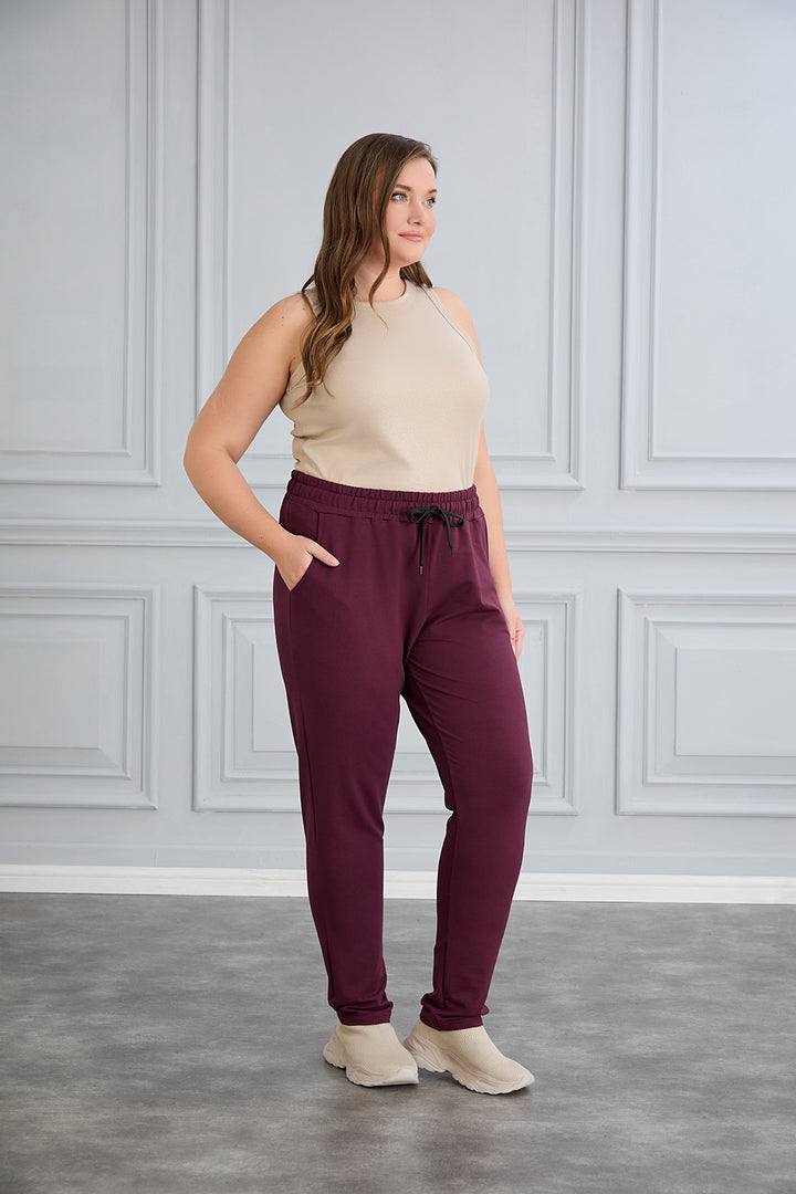 Sportske hlače Daily Classic - Bordo