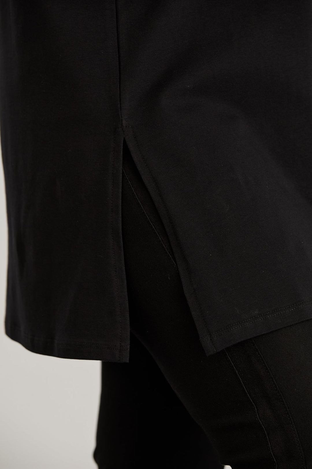 Pamučna tunika s dugim rukavima i printom Veći brojevi