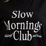 Pamučna bluzica s natpisom - Slow morning