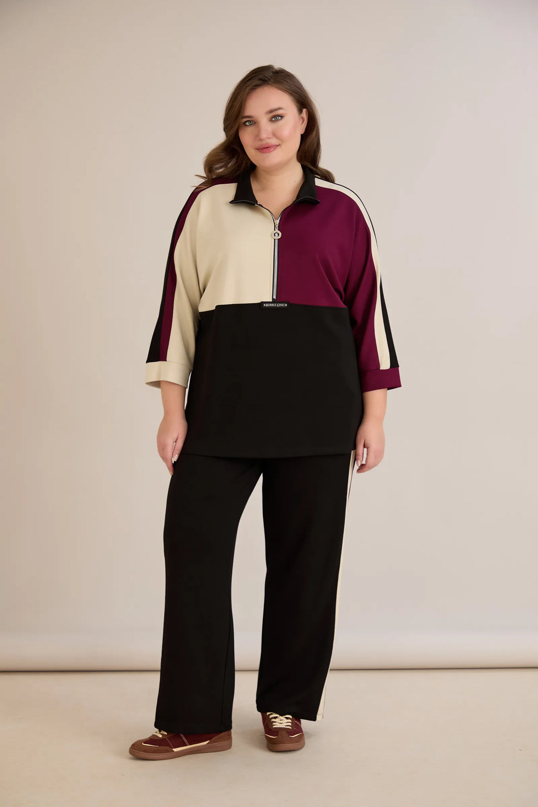 Trokutni proljetni set – burgundi