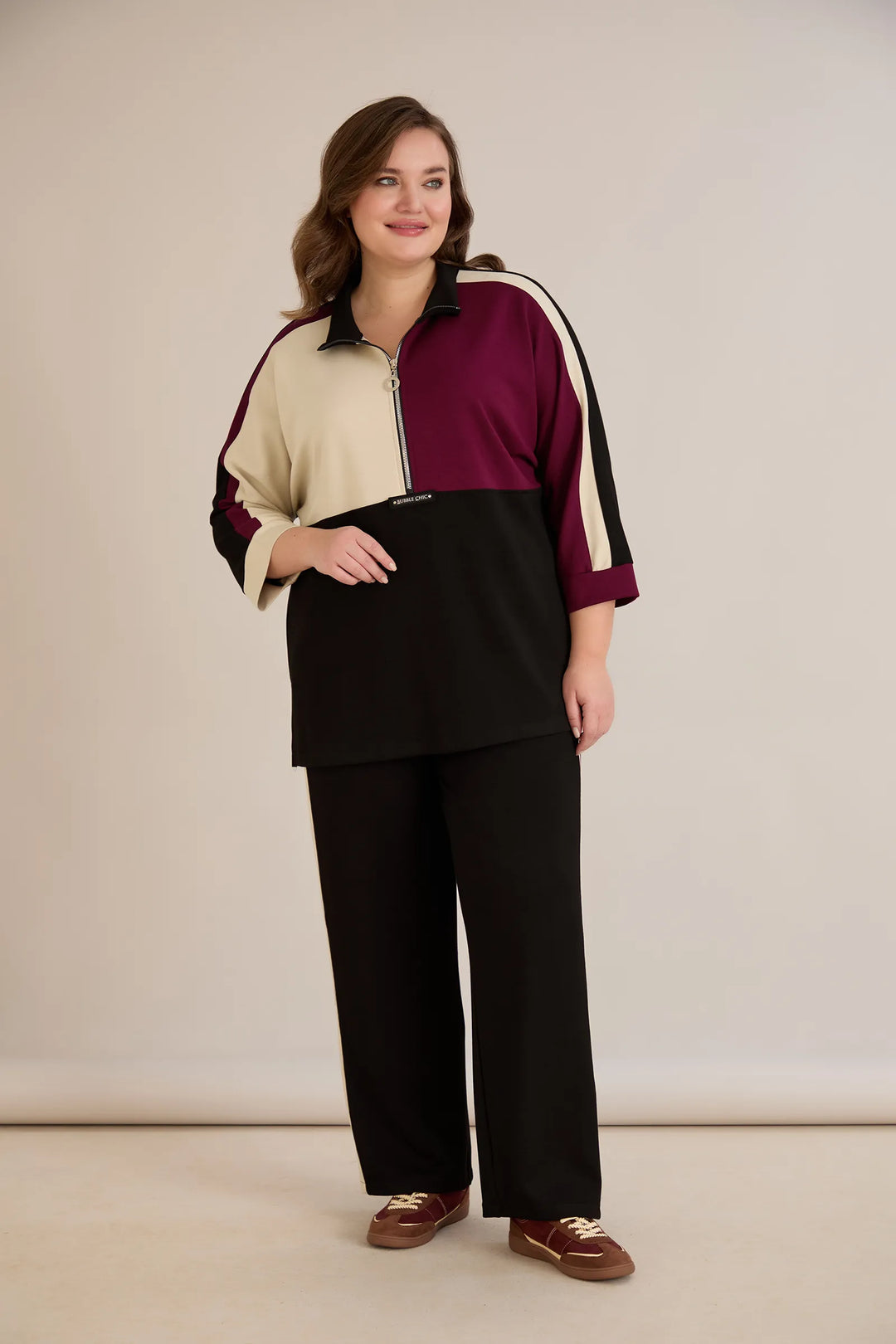 Trokutni proljetni set – burgundi