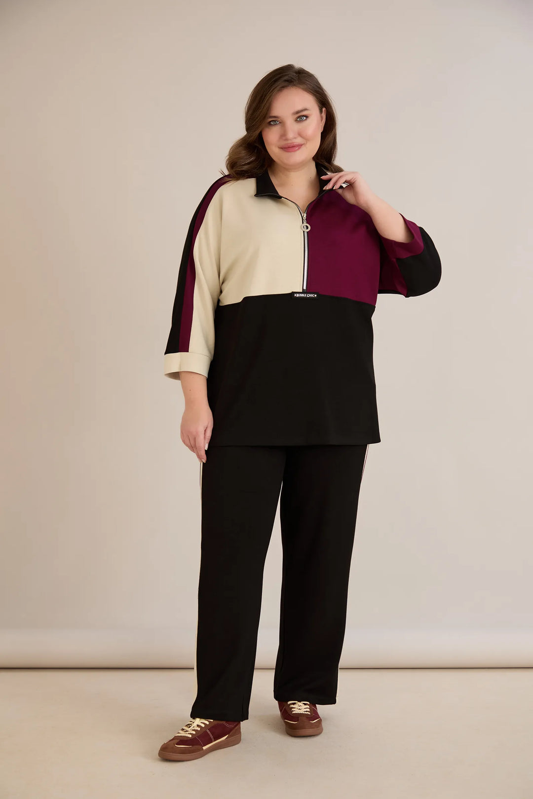 Trokutni proljetni set – burgundi