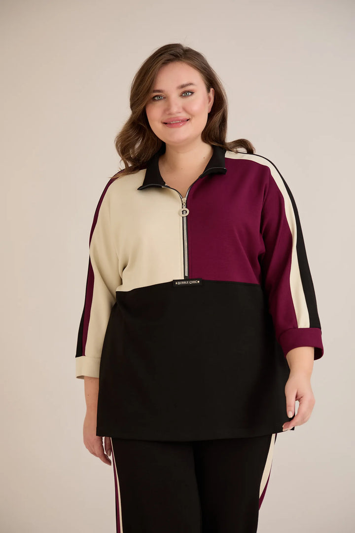 Trokutni proljetni set – burgundi