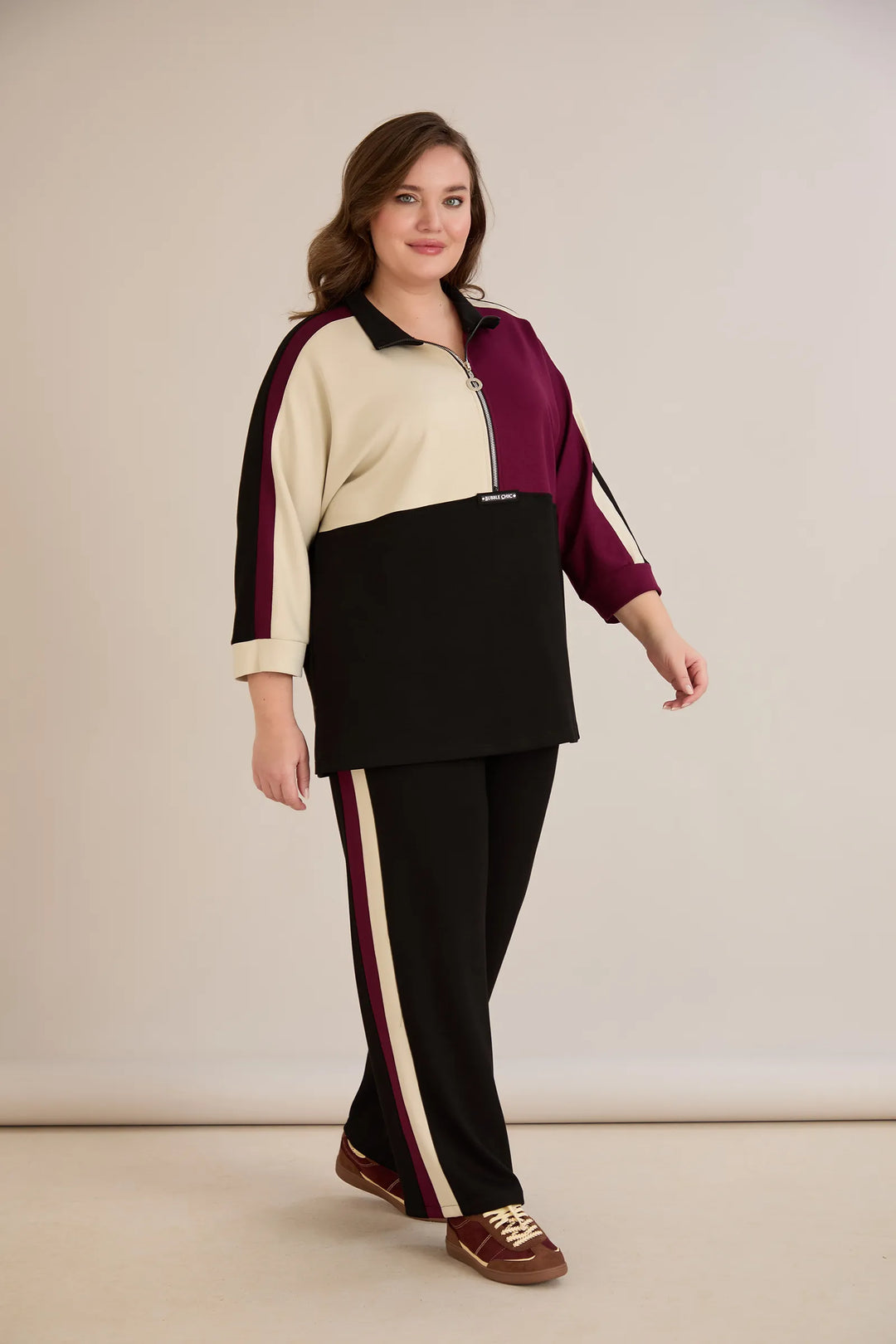 Trokutni proljetni set – burgundi