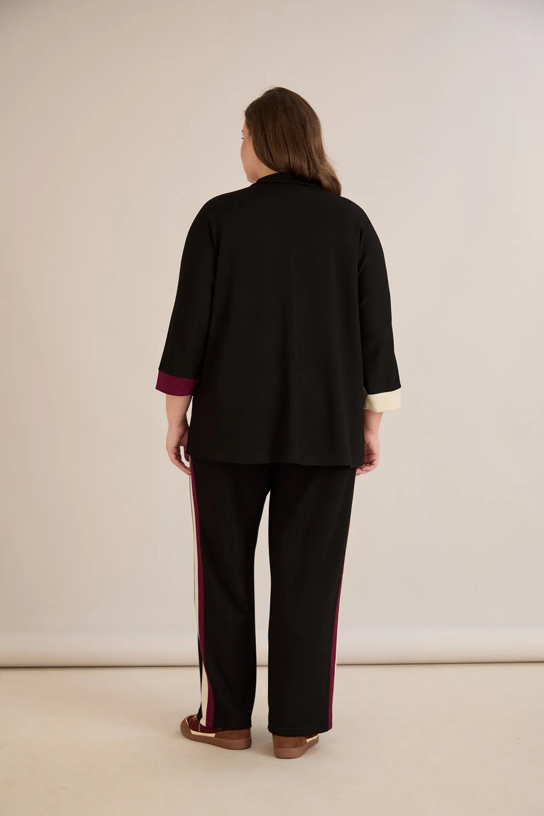 Trokutni proljetni set – burgundi