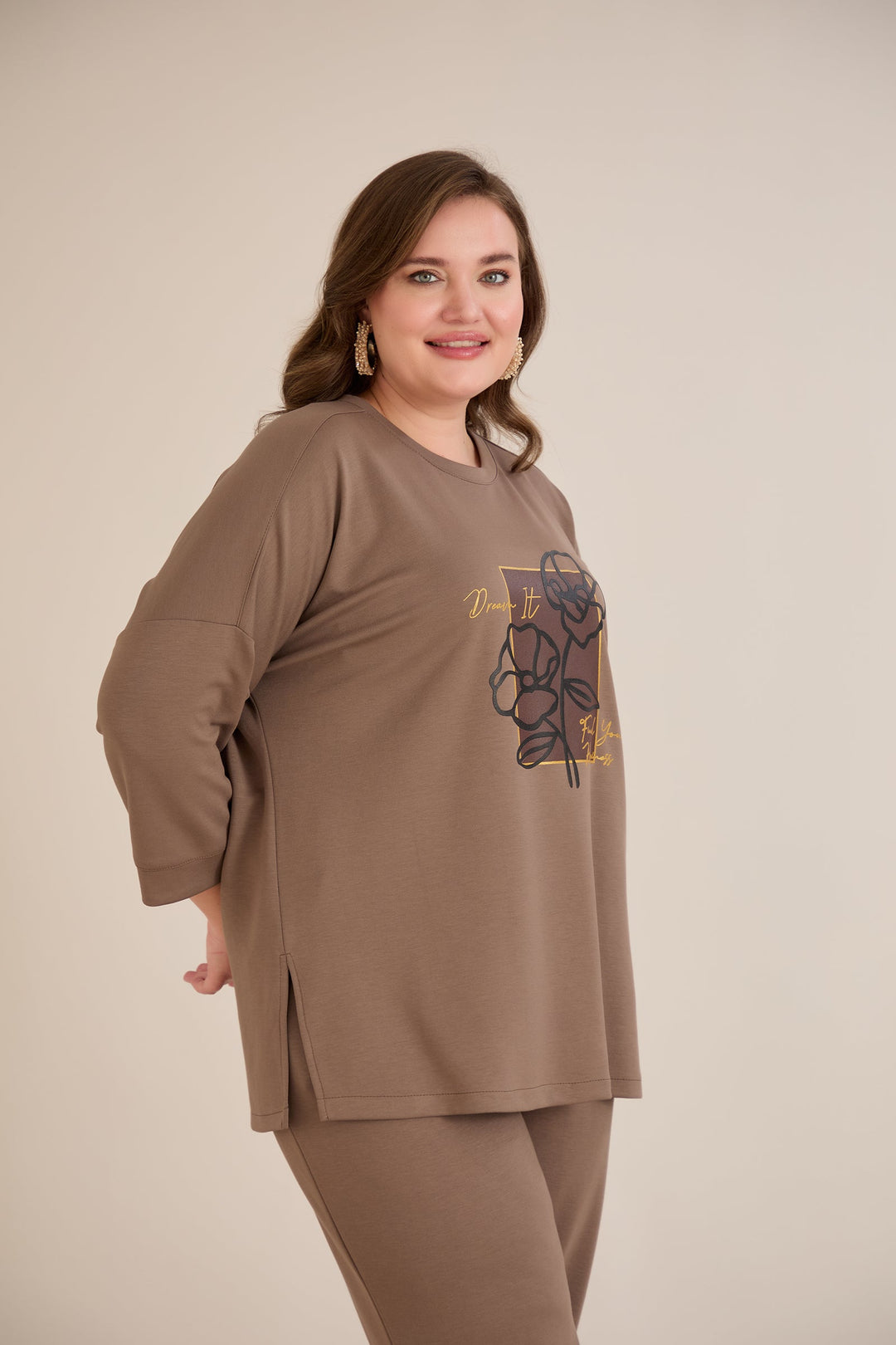 Proljetna bluza s printom – Vizon