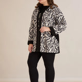 Plus size proljetna vjetrovka s pamučnom i rastezljivom podstavom