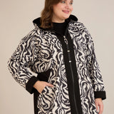 Plus size proljetna vjetrovka s pamučnom i rastezljivom podstavom