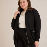 Proljetna bomber jakna – crna