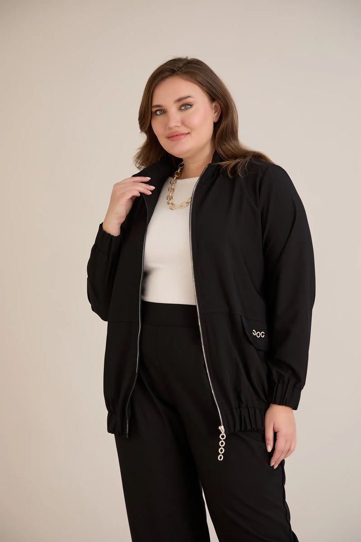 Proljetna bomber jakna – crna