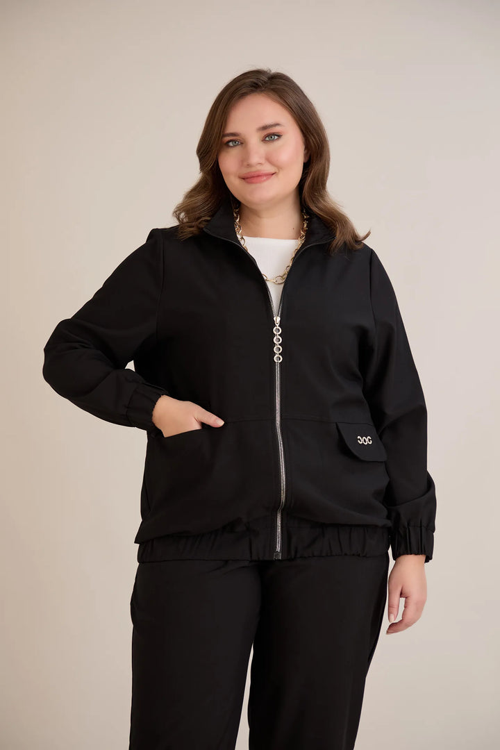 Proljetna bomber jakna – crna