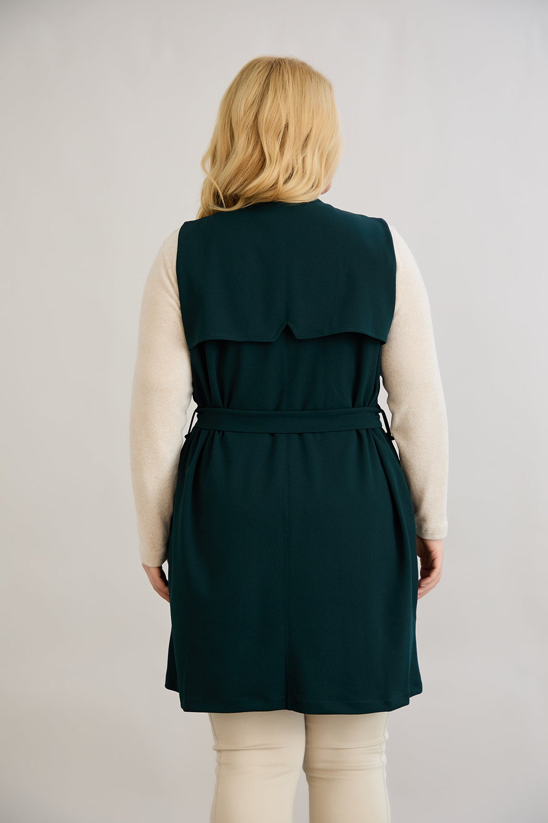 Prsluk s remenom - Zelena