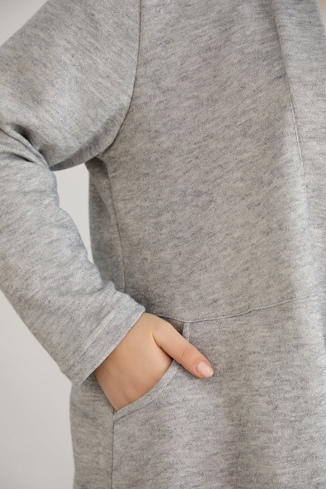 Žaket od viskoze u lame - siva