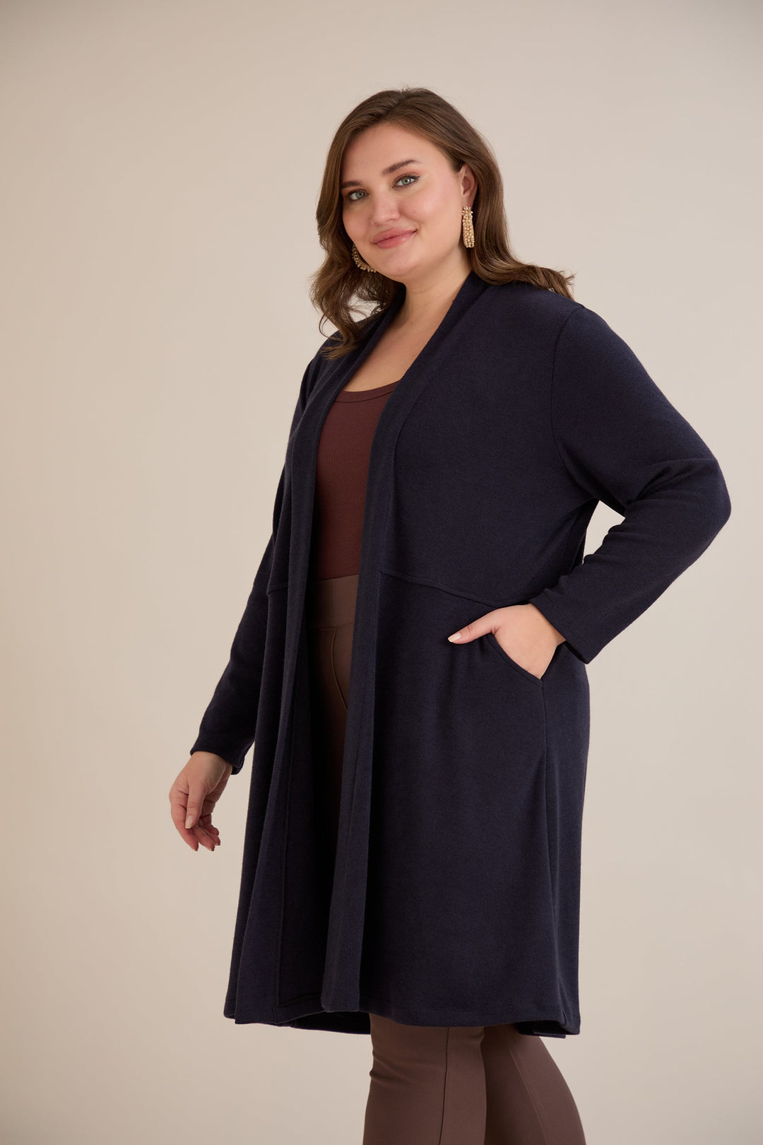 Dugački kardigan – Plavi