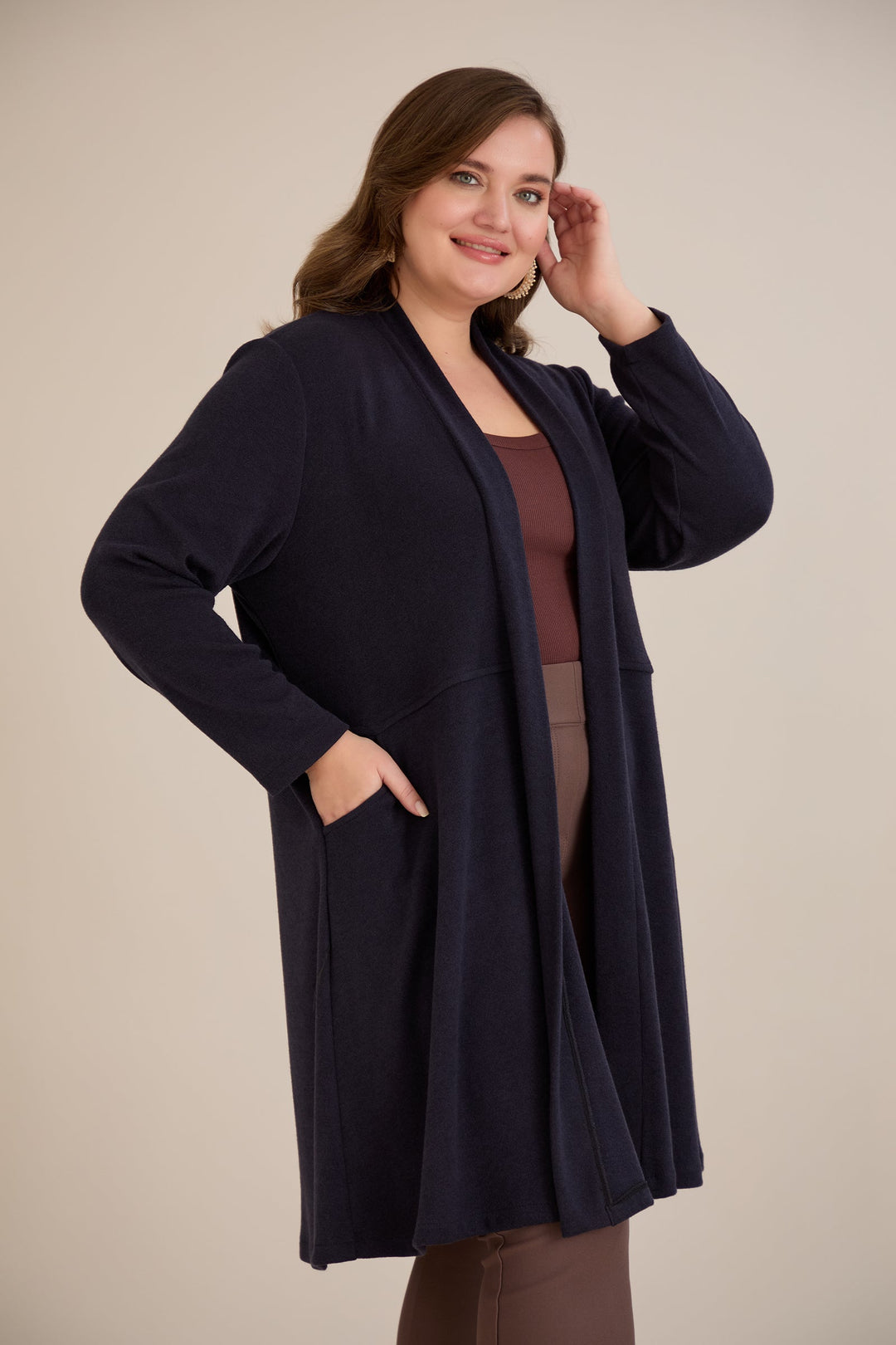 Dugački kardigan – Plavi