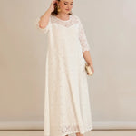 Дълга сватбена рокля 5xl