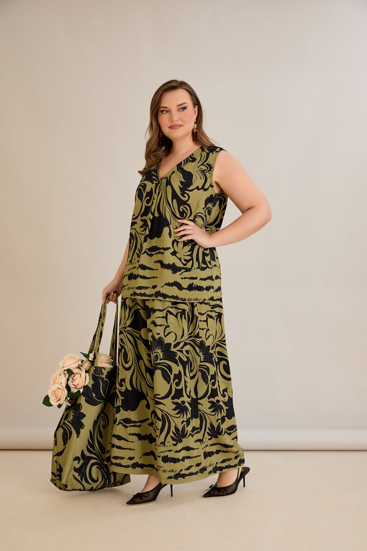 Ljetni set od 2 dijela: hlače + top