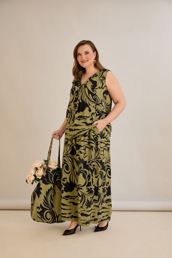 Ljetni set od 2 dijela: hlače + top