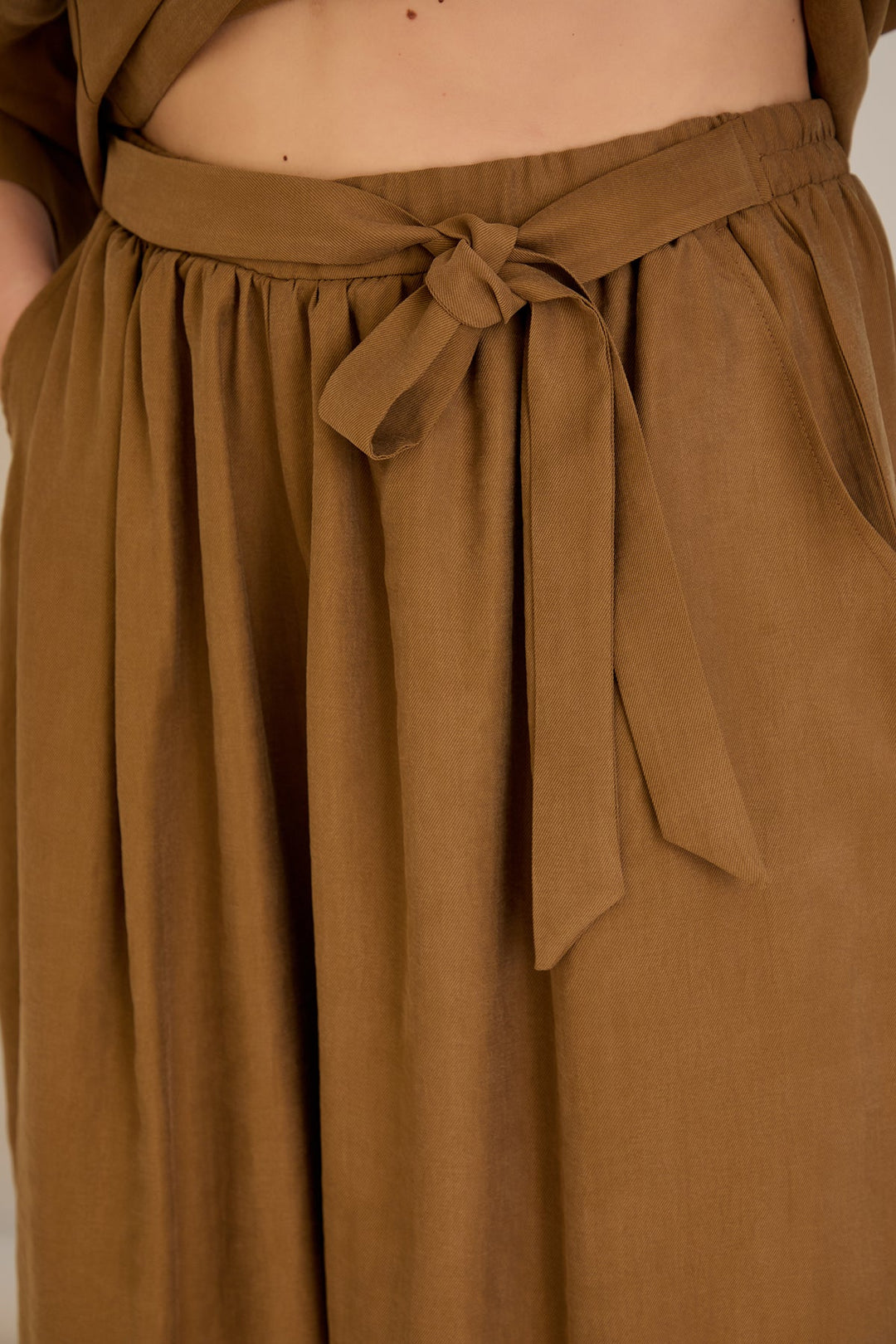 Premium Tencel set od 2 dijela: hlače suknja + košulja - 10593