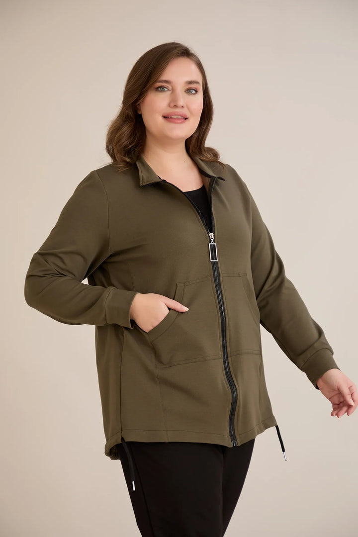 Gornji dio A-oblika s produljenim stražnjim dijelom – kaki