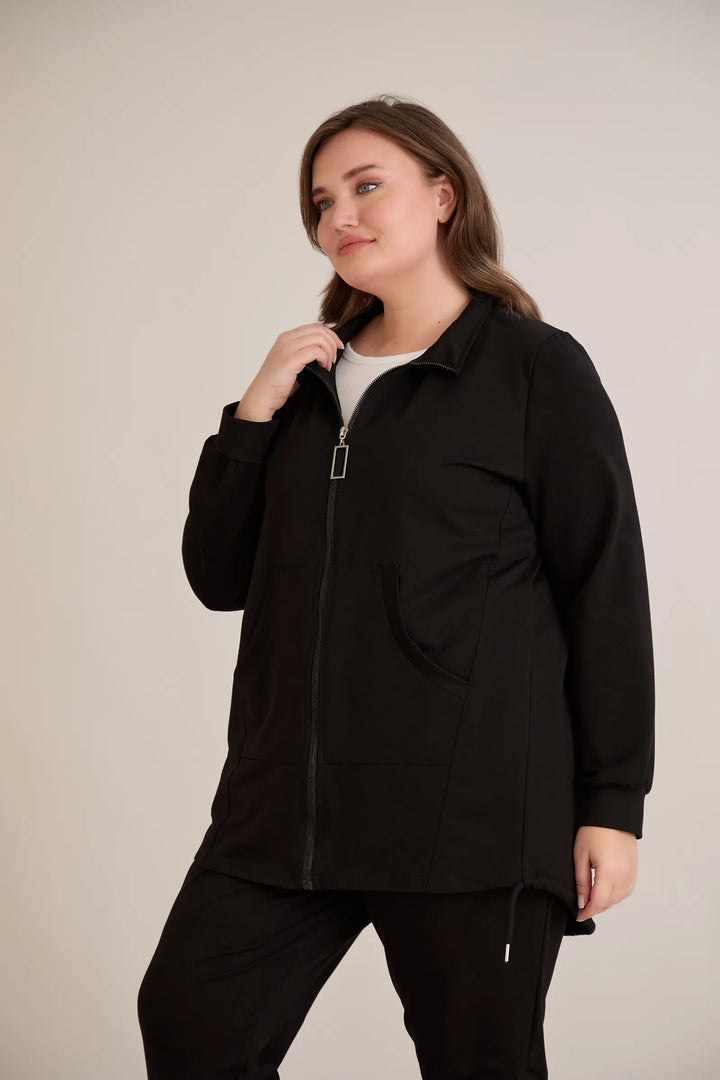 Gornji dio A-oblika s produljenim stražnjim dijelom – crni