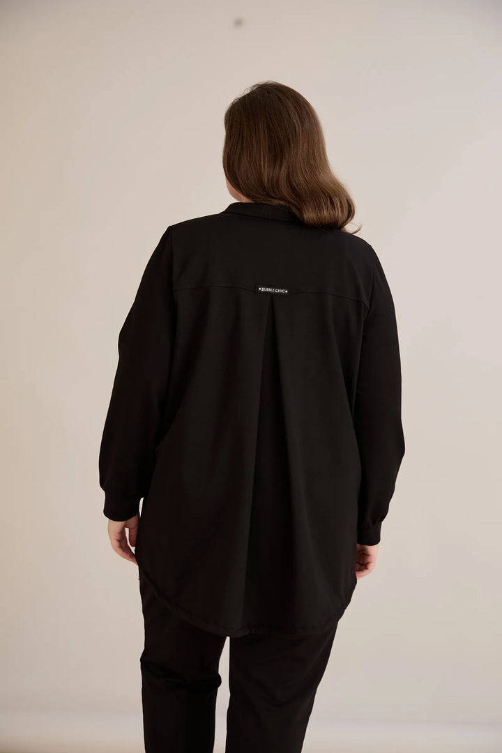 Gornji dio A-oblika s produljenim stražnjim dijelom – crni