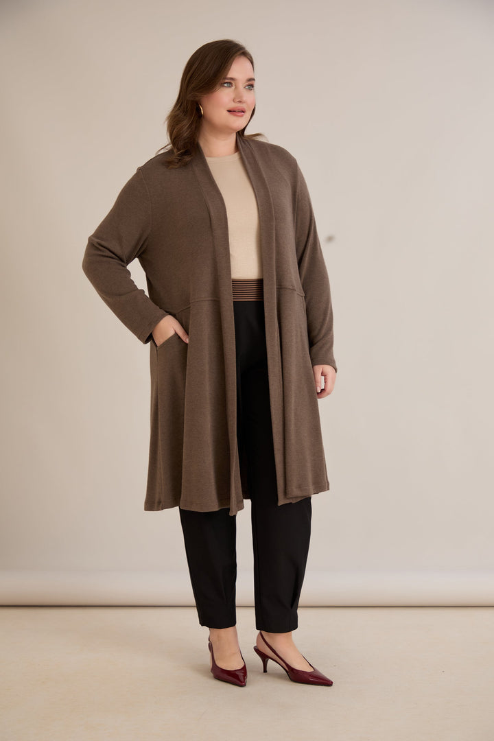 Dugački kardigan – vizon