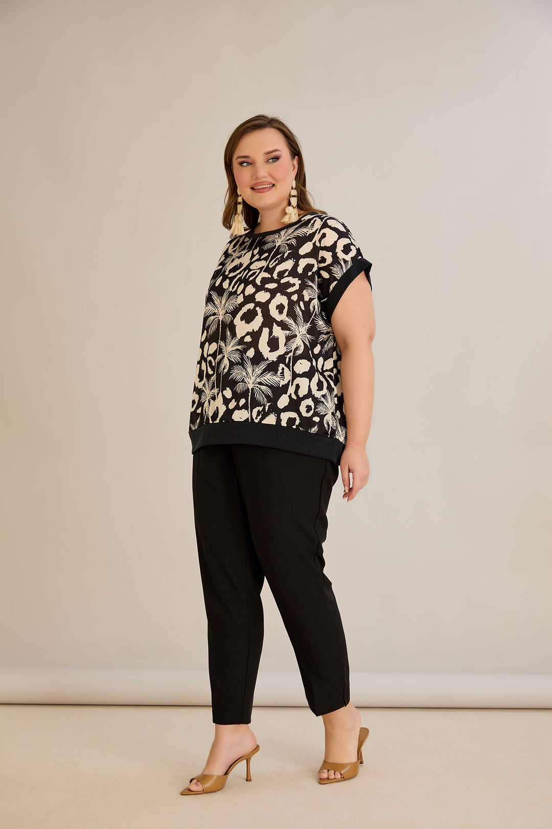 Šifonska bluza s printom - 10519