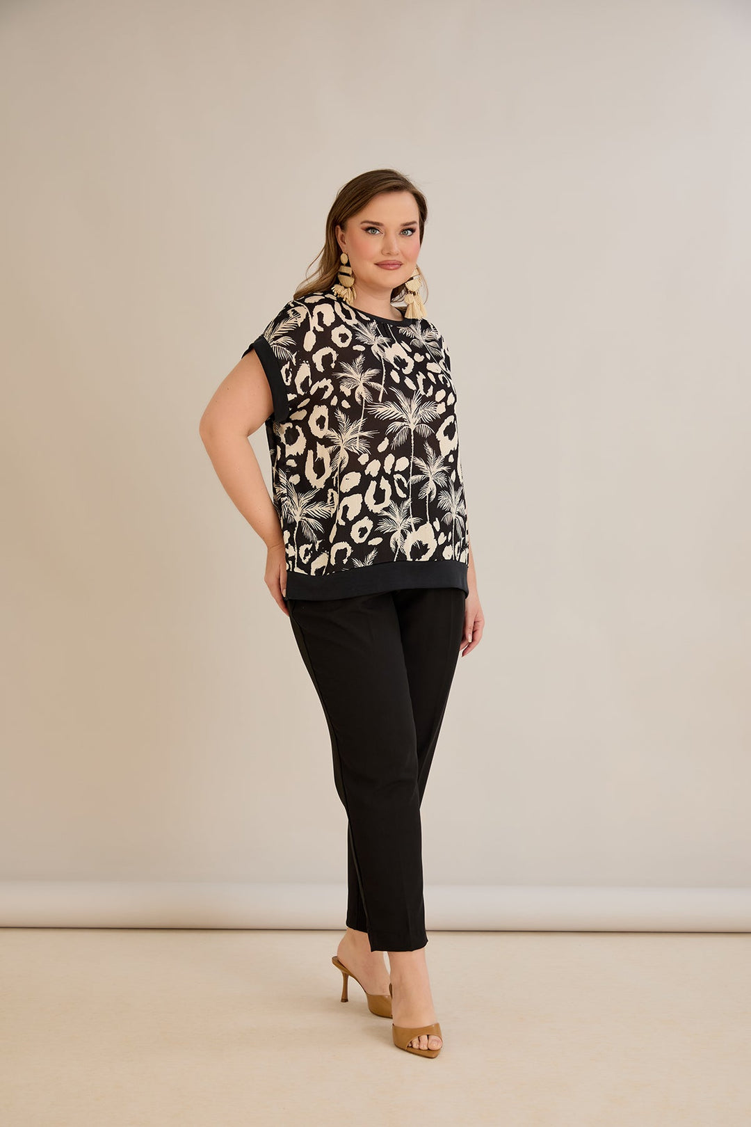 Šifonska bluza s printom - 10519