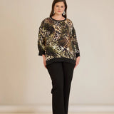 Jesenska elegantna bluza sa leopard printom