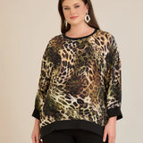 Jesenska elegantna bluza sa leopard printom