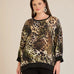 Jesenska elegantna bluza sa leopard printom