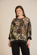Jesenska elegantna bluza sa leopard printom