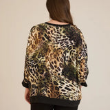 Jesenska elegantna bluza sa leopard printom