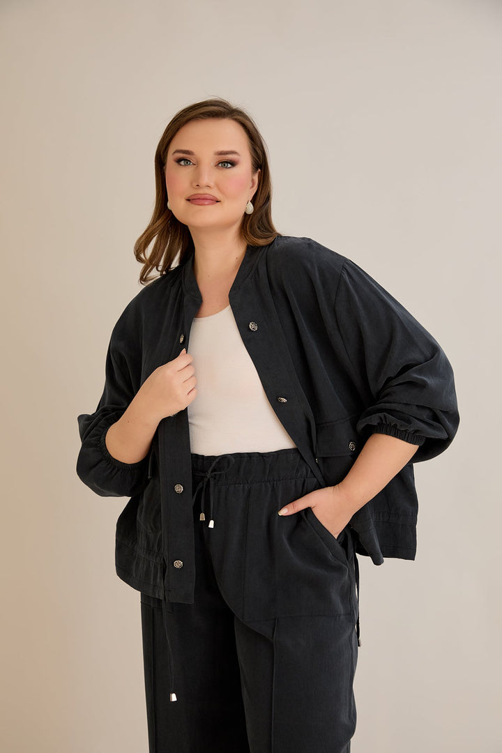 Premium Liosel set od 2 dijela - hlače + jakna - Crna 10810