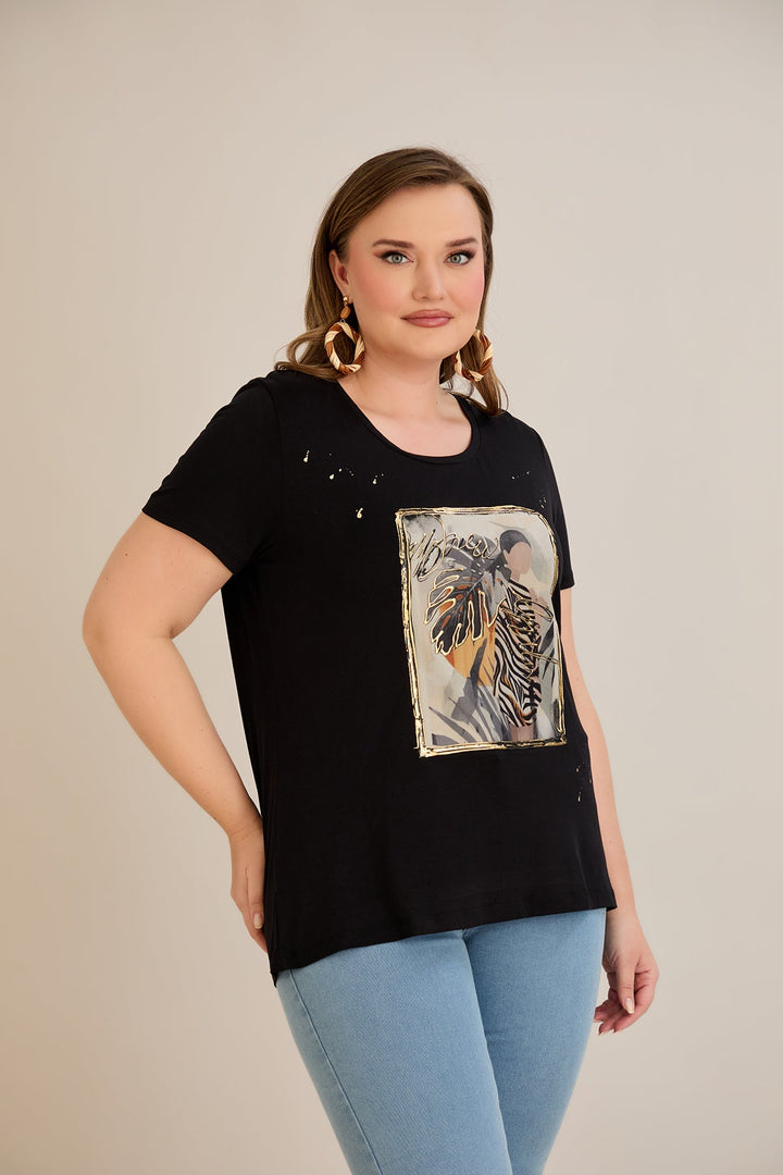 Majica od viskoze s printom II - Ženska 10881