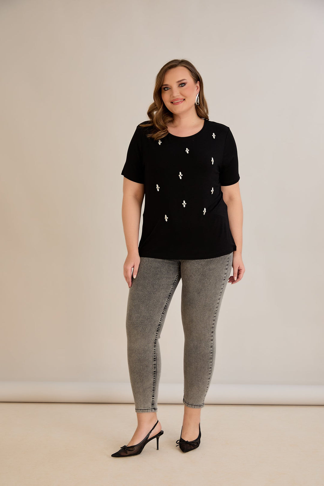 Tunika od viskoze s kamenčićima - 10967