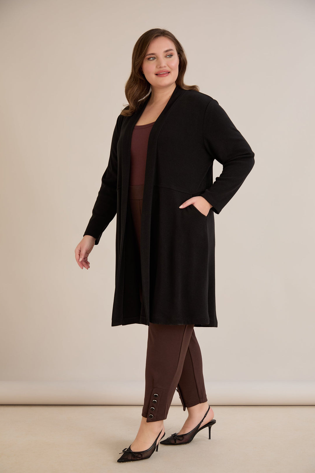 Dugački kardigan – Crni