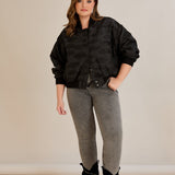 Proljetna kratka bomber jakna oversized kroja