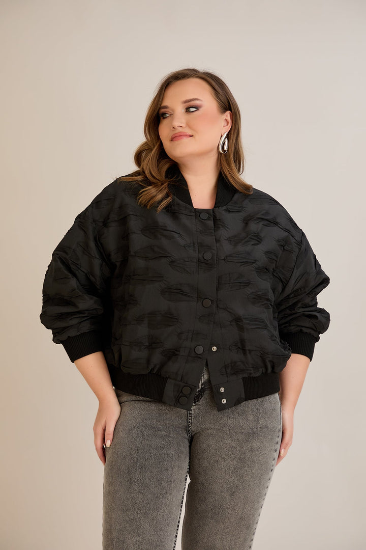 Proljetna kratka bomber jakna oversized kroja